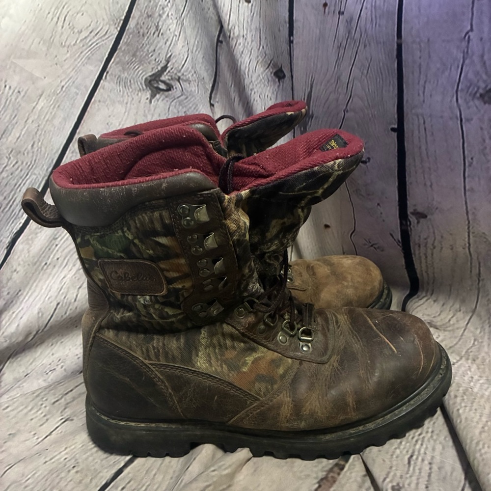 Cabela's Iron Ridge GORE-TEX Insulated Hunting Boots Camouflage Sz 11‎ EE AS IS